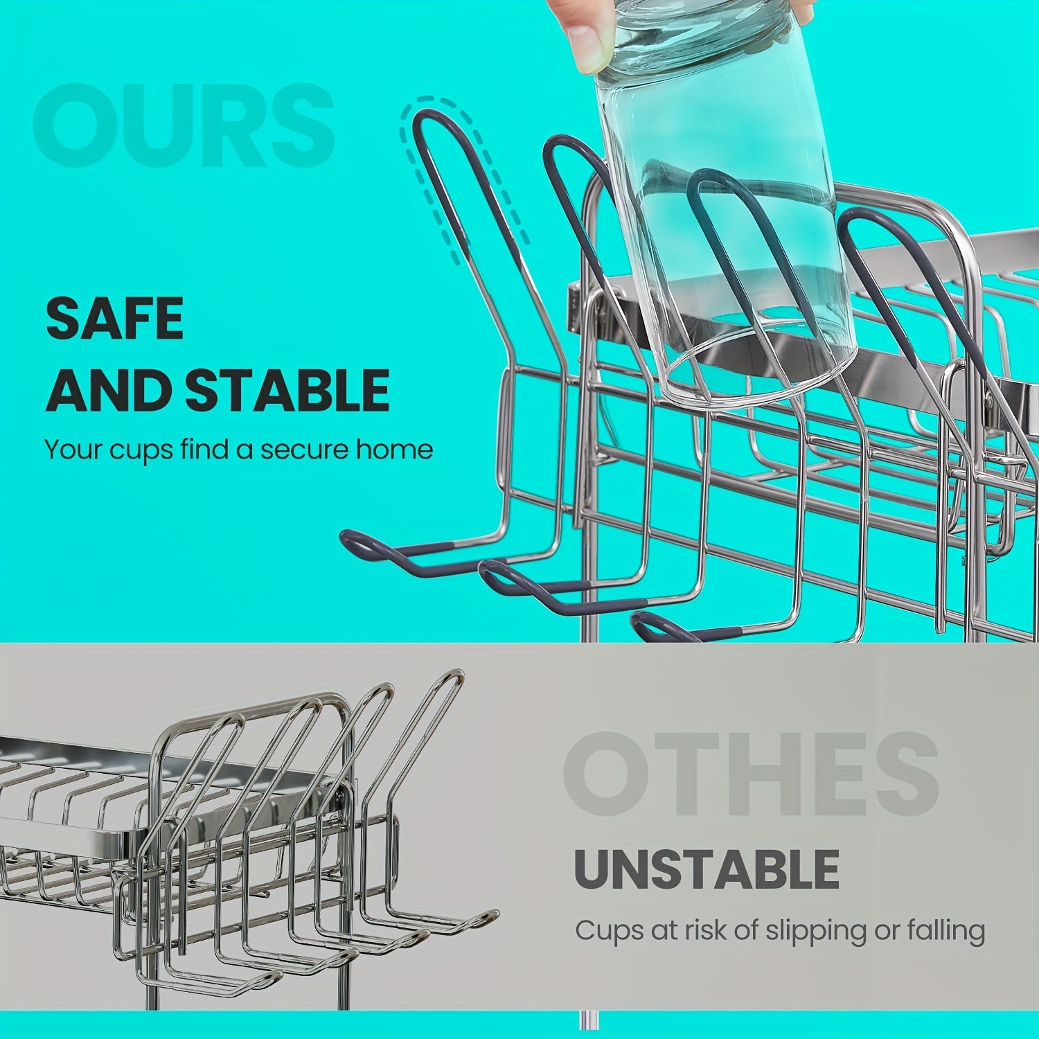 [Space-Saving Dish Rack] 2 Tier Dish Drying Rack - Space-Saving Dish Rack With Rotatable Drain Spout, Extendable Drain Spout, For Utensils, Cups, Glasses, Cutting Boards, And Easy To Assemble, New Year Gift, Valentine's Day Gift
